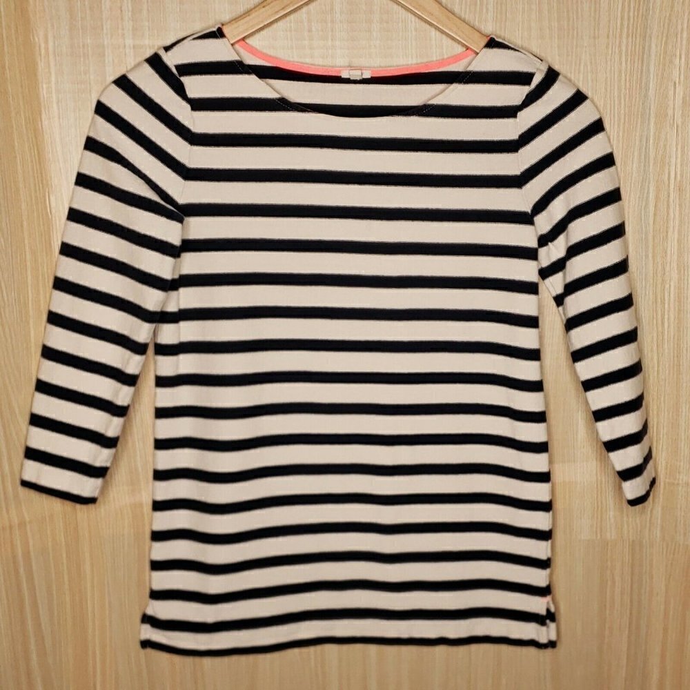 J.Crew Womens Round Neck Heavy Cotton Top XS